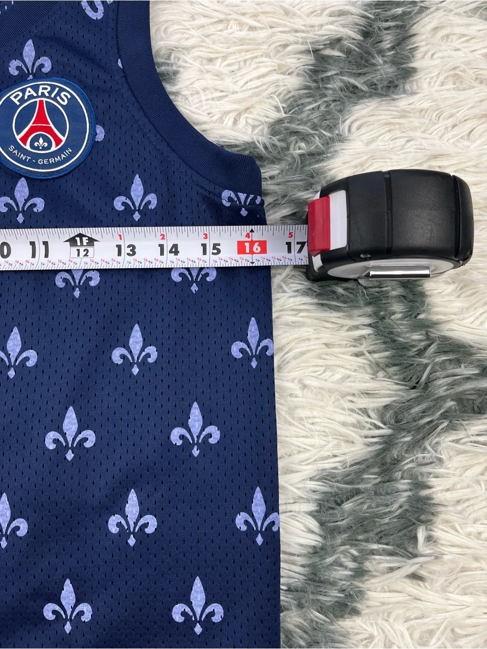 Jordan Nike Kids Boys Paris Saint-Germain Statement Navy Jersey Size M 10-12yrs